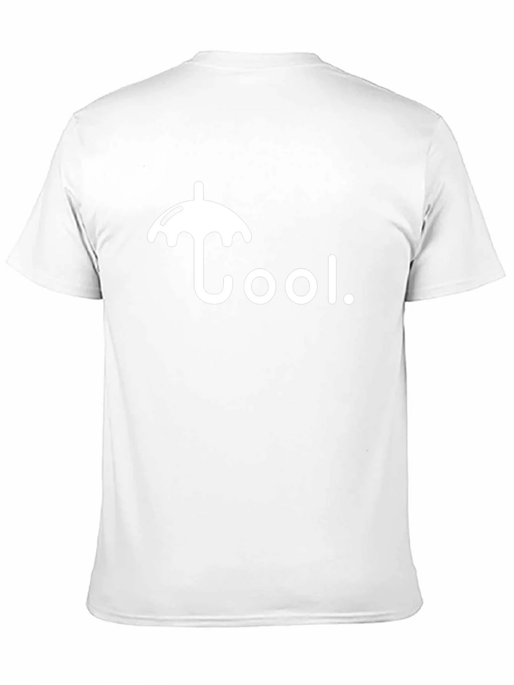 Cool Umbrella Graphic Black T-Shirt