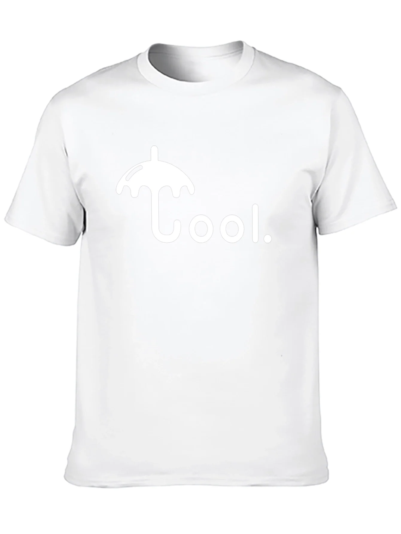 Cool Umbrella Graphic Black T-Shirt