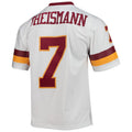 W.Football Team #7 Joe Theismann Mitchell & Ness White 1982 Legacy Replica Jersey Stitched American Football Jerseys