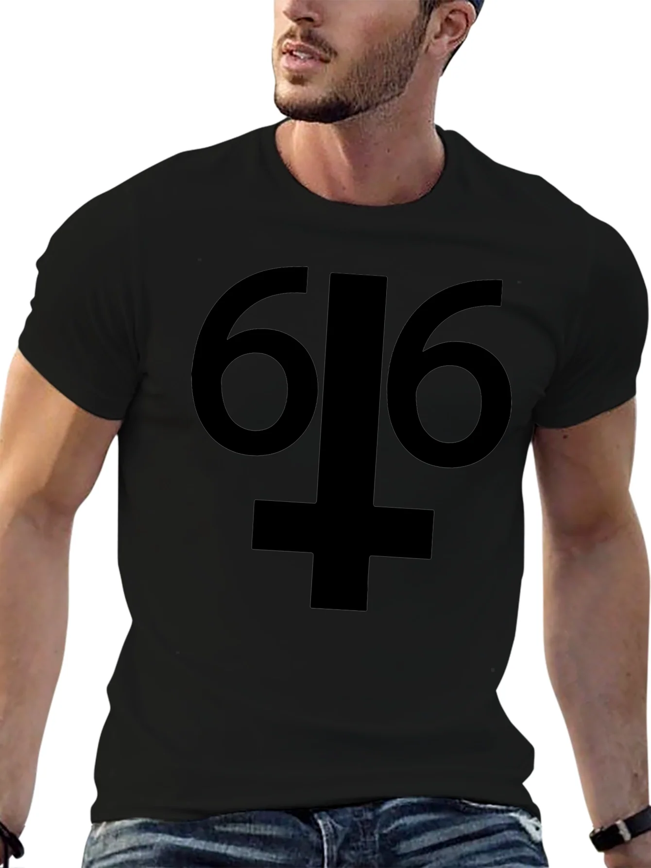 6I6 Symbol Black Graphic Tee - Unisex