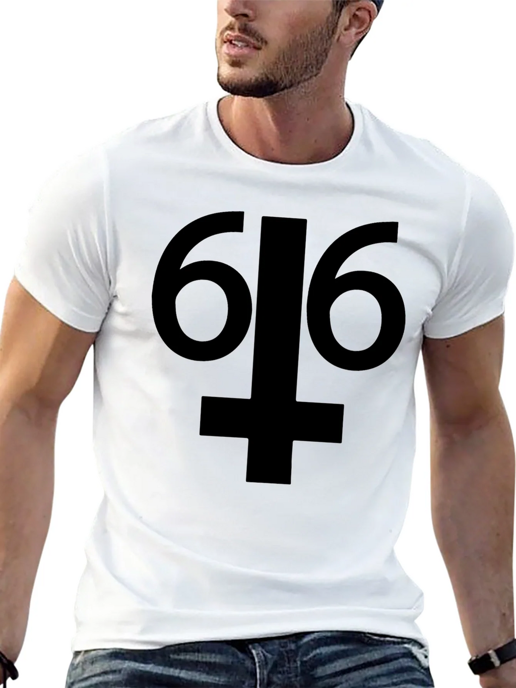 6I6 Symbol Black Graphic Tee - Unisex