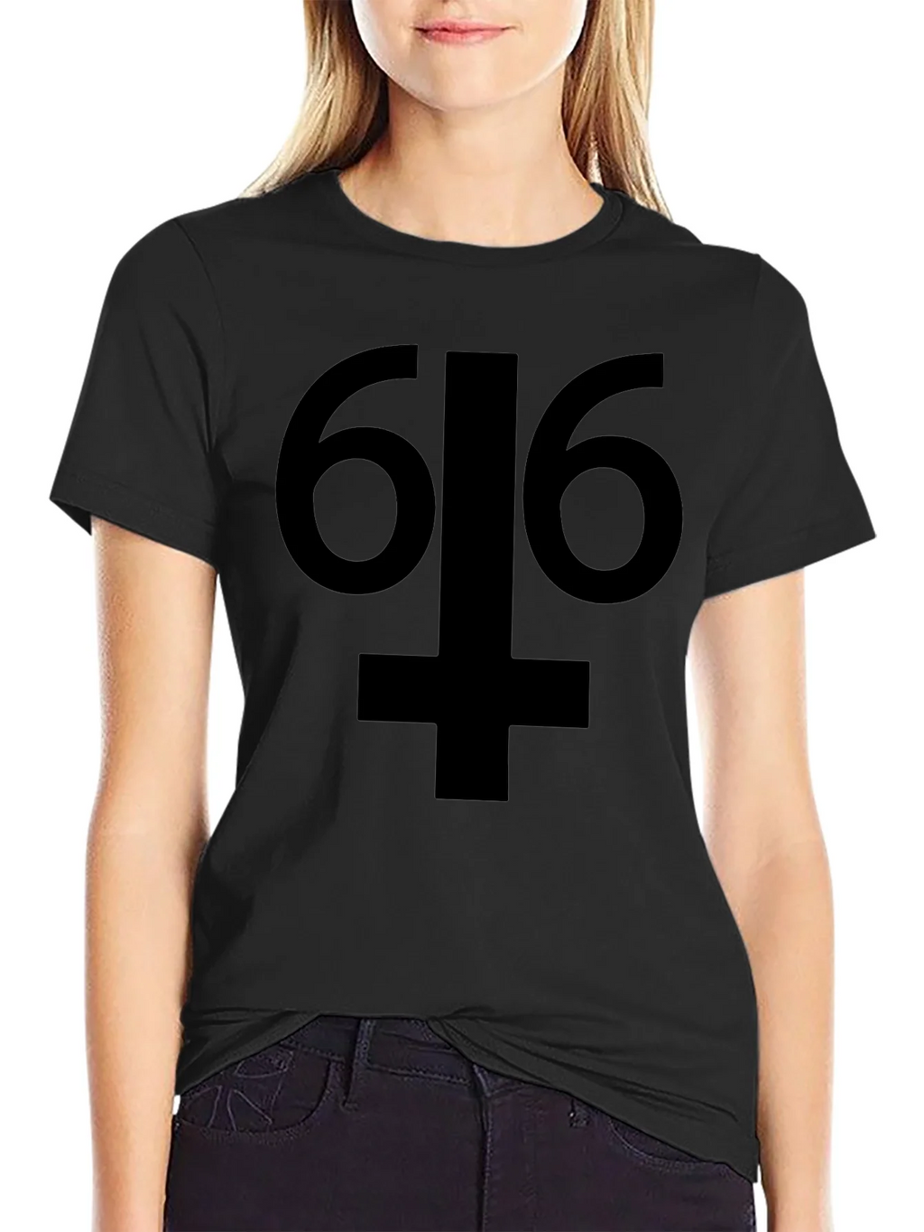6I6 Symbol Black Graphic Tee - Unisex