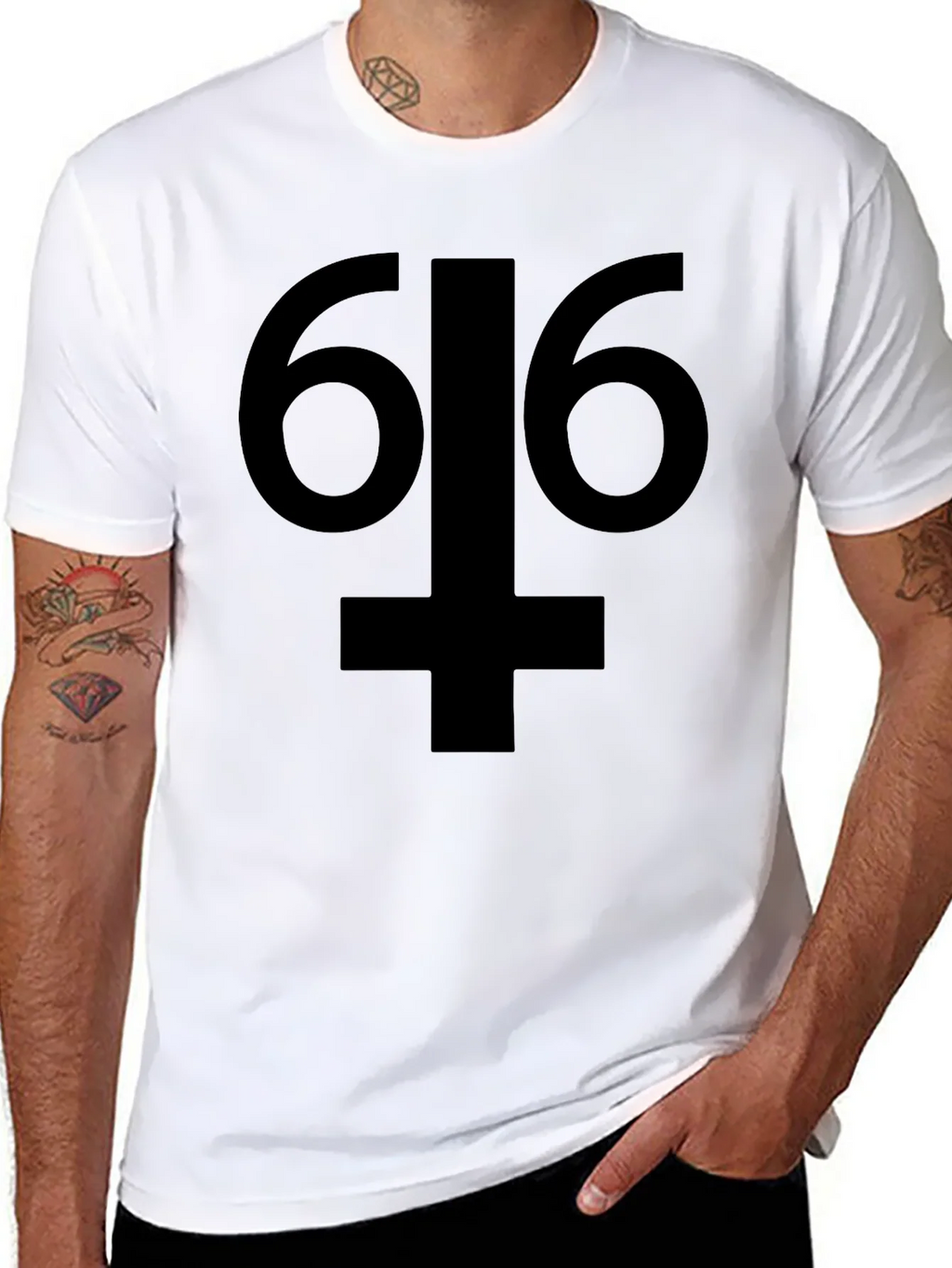 6I6 Symbol Black Graphic Tee - Unisex