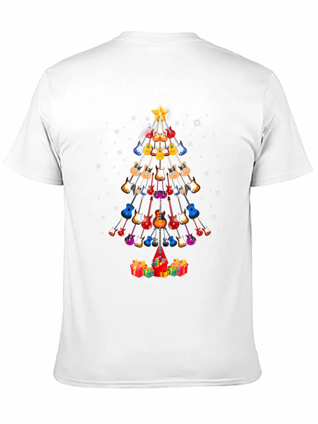 Guitar Christmas Tree T-Shirt - Holiday Music Tee