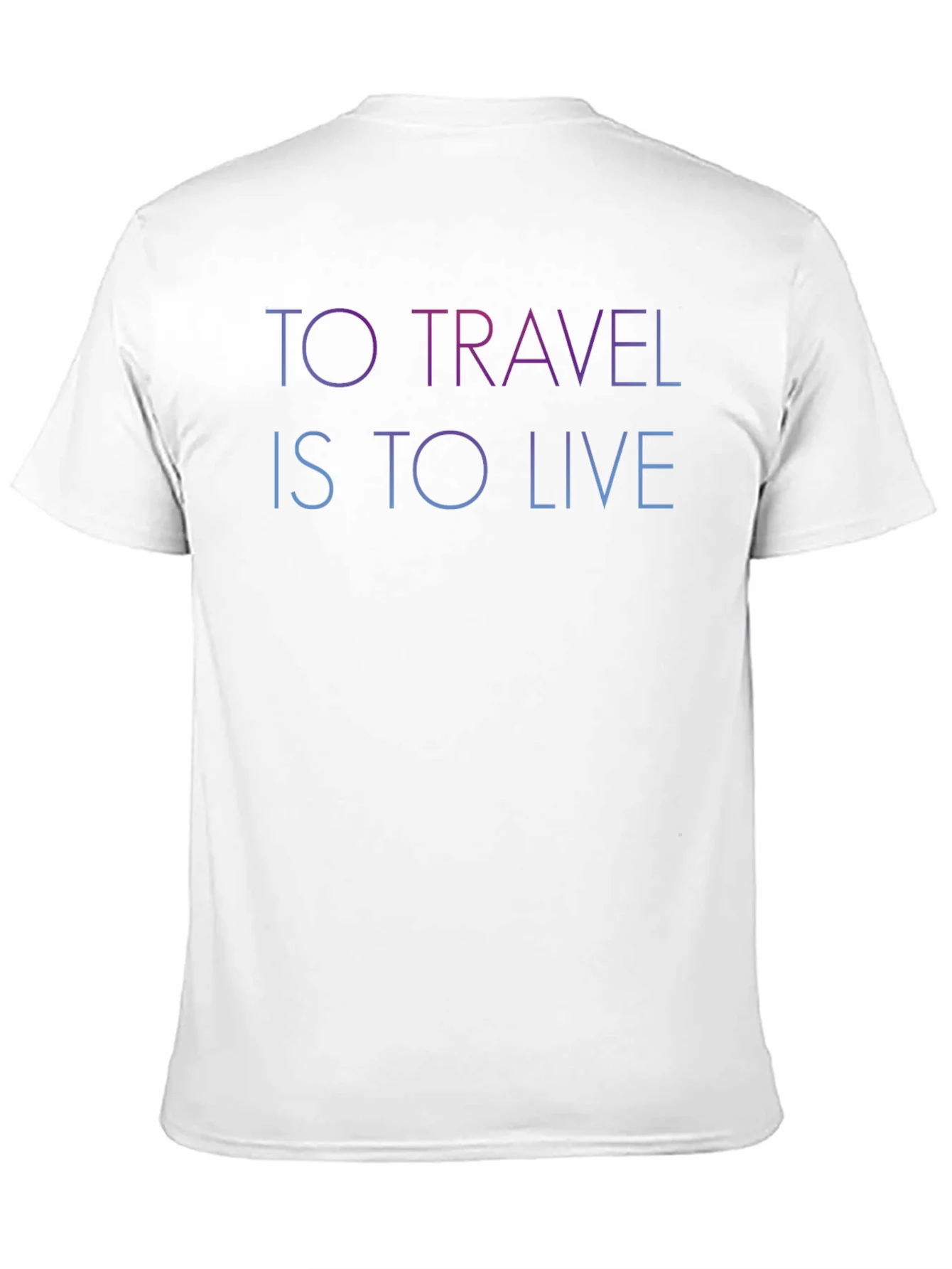 To Travel Is To Live Black Graphic T-Shirt