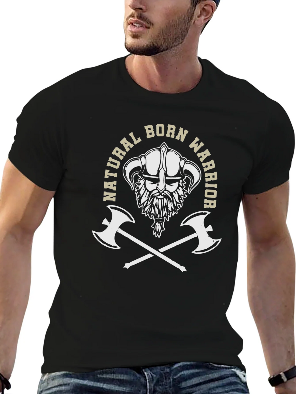 Natural Born Warrior Viking T-Shirt
