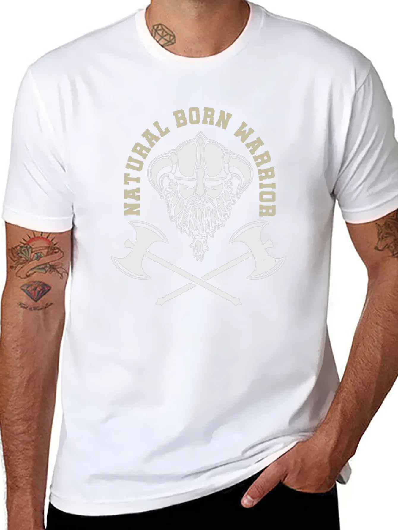 Natural Born Warrior Viking T-Shirt