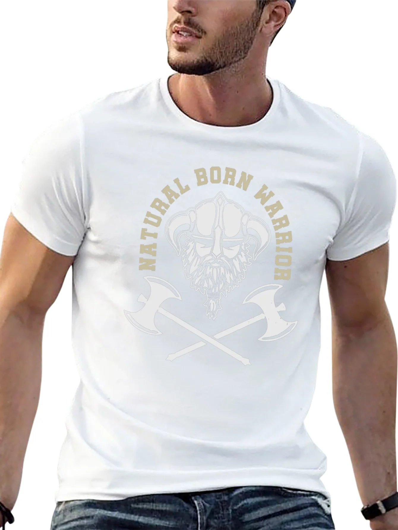 Natural Born Warrior Viking T-Shirt