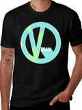 Vegan Symbol Black Tee - Ethical & Stylish