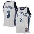 G.Hoyas #3 Allen Iverson Mitchell & Ness 1995-96 Replica Swingman Jersey Gray Stitched American College Jerseys