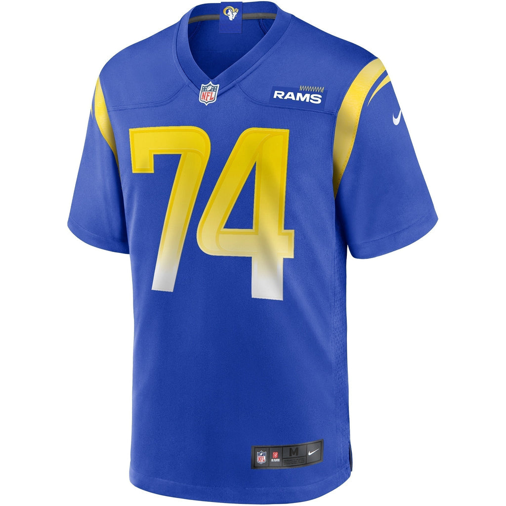Merlin Olsen Los Angeles Rams Nike Game Retired   Jersey - Royal