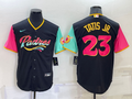 Men's San Diego Padres Fernando Tatis Jr. #23 Black City Connect Replica Player jersey