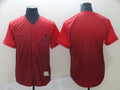 Men's Atlanta Braves Red Blank Replica Team jersey