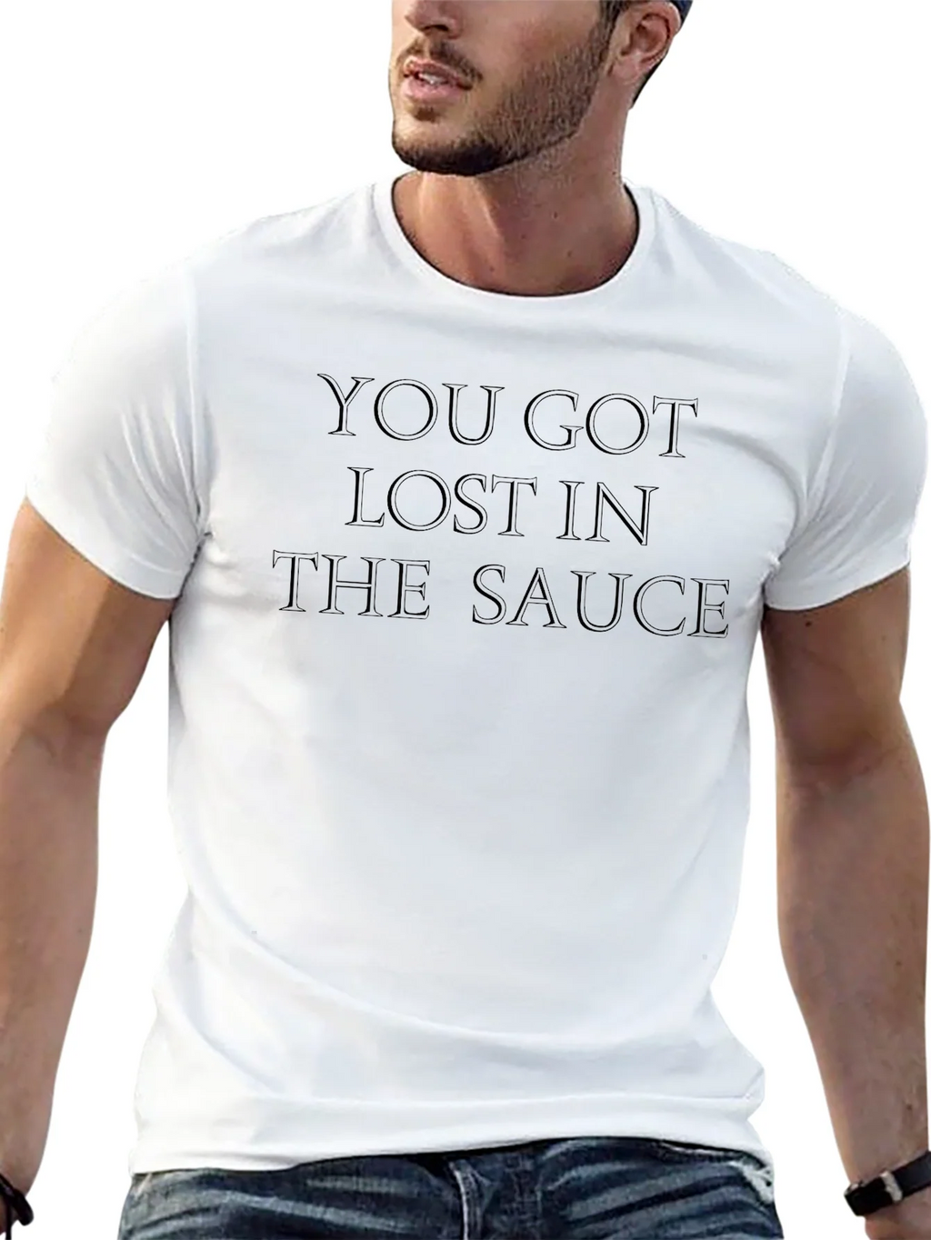 Lost in the Sauce T-Shirt - Funny Slogan Tee