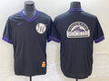 Men's Colorado Rockies Black Alternate Replica Team jersey