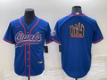 Men's New York Giants Blue Game jersey