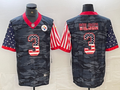 Men's Pittsburgh Steelers Russell Wilson #3 Grey Camouflage Player jersey
