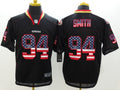Men's San Francisco 49ers Justin Smith #94 Black Game jersey