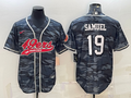 Men's San Francisco 49ers Deebo Samuel #19 Grey Camouflage Game jersey Joint Edition