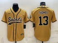 Men's New Orleans Saints Michael Thomas #13 Yellow Game jersey Joint Edition