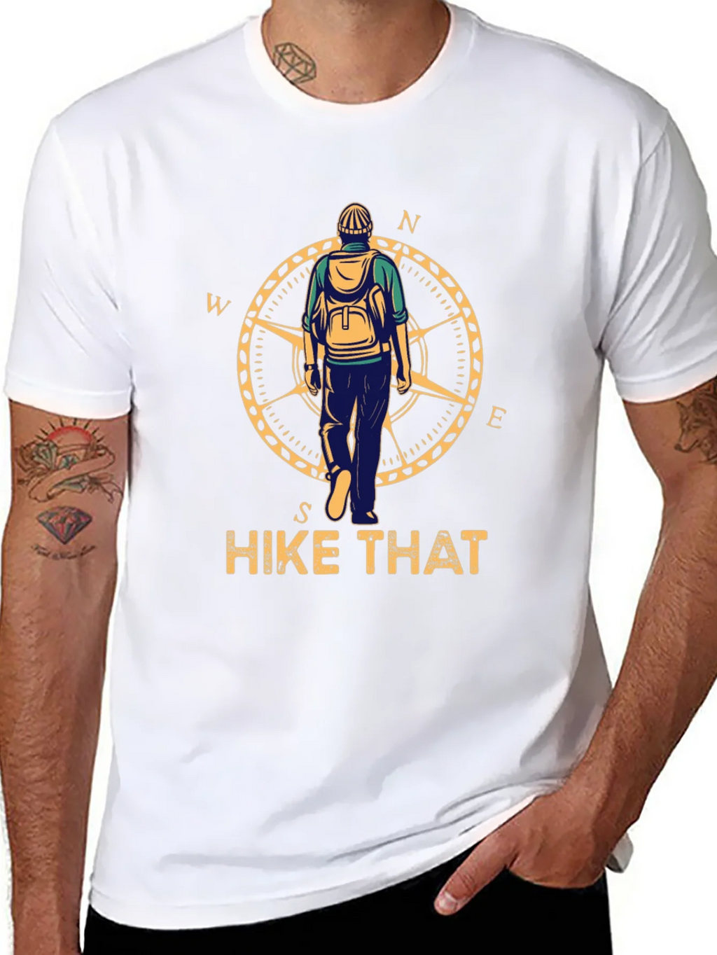 Hike That Graphic Tee - Adventure Awaits!