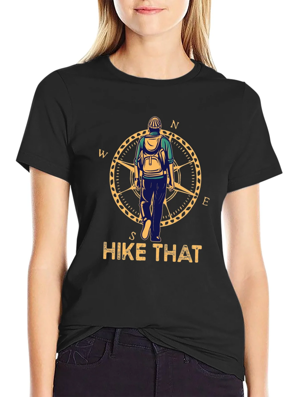 Hike That Graphic Tee - Adventure Awaits!