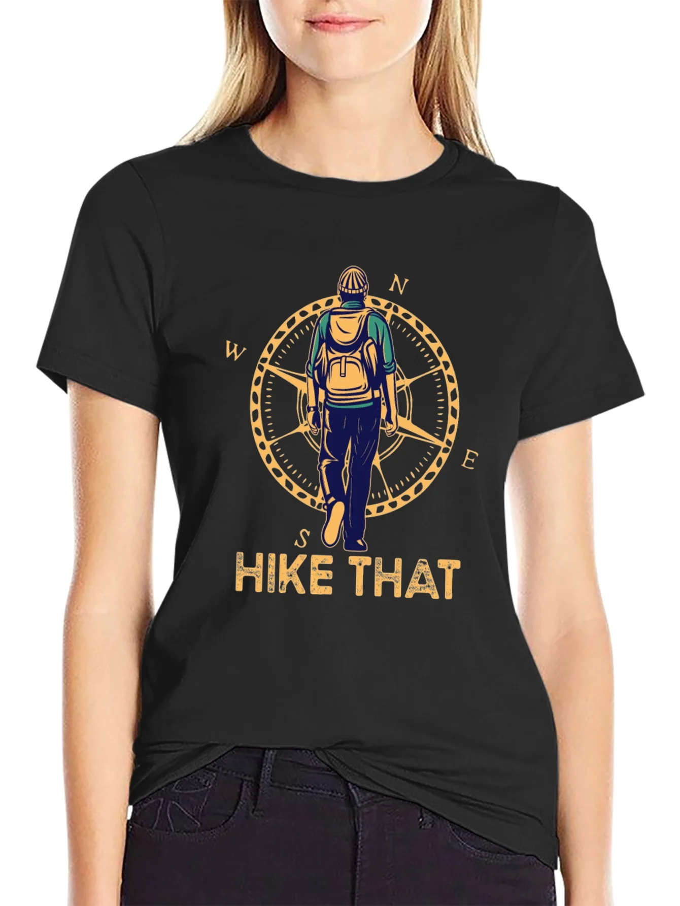 Hike That Graphic Tee - Adventure Awaits!