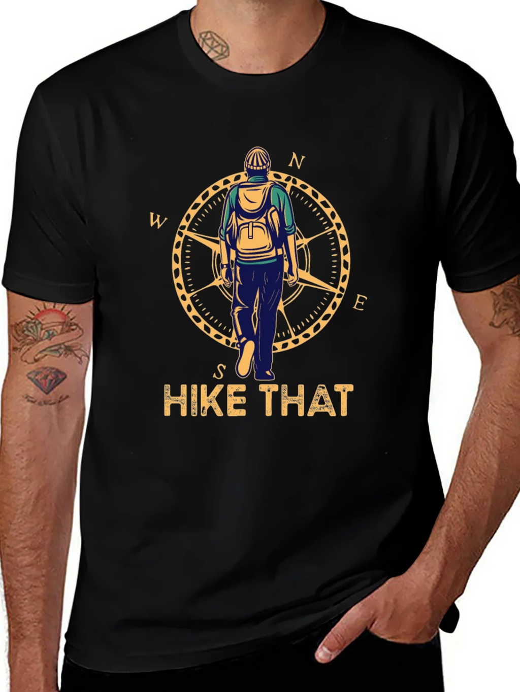 Hike That Graphic Tee - Adventure Awaits!