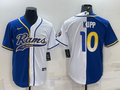 Men's Los Angeles Rams Cooper Kupp #10 Blue/White Game jersey Joint Edition