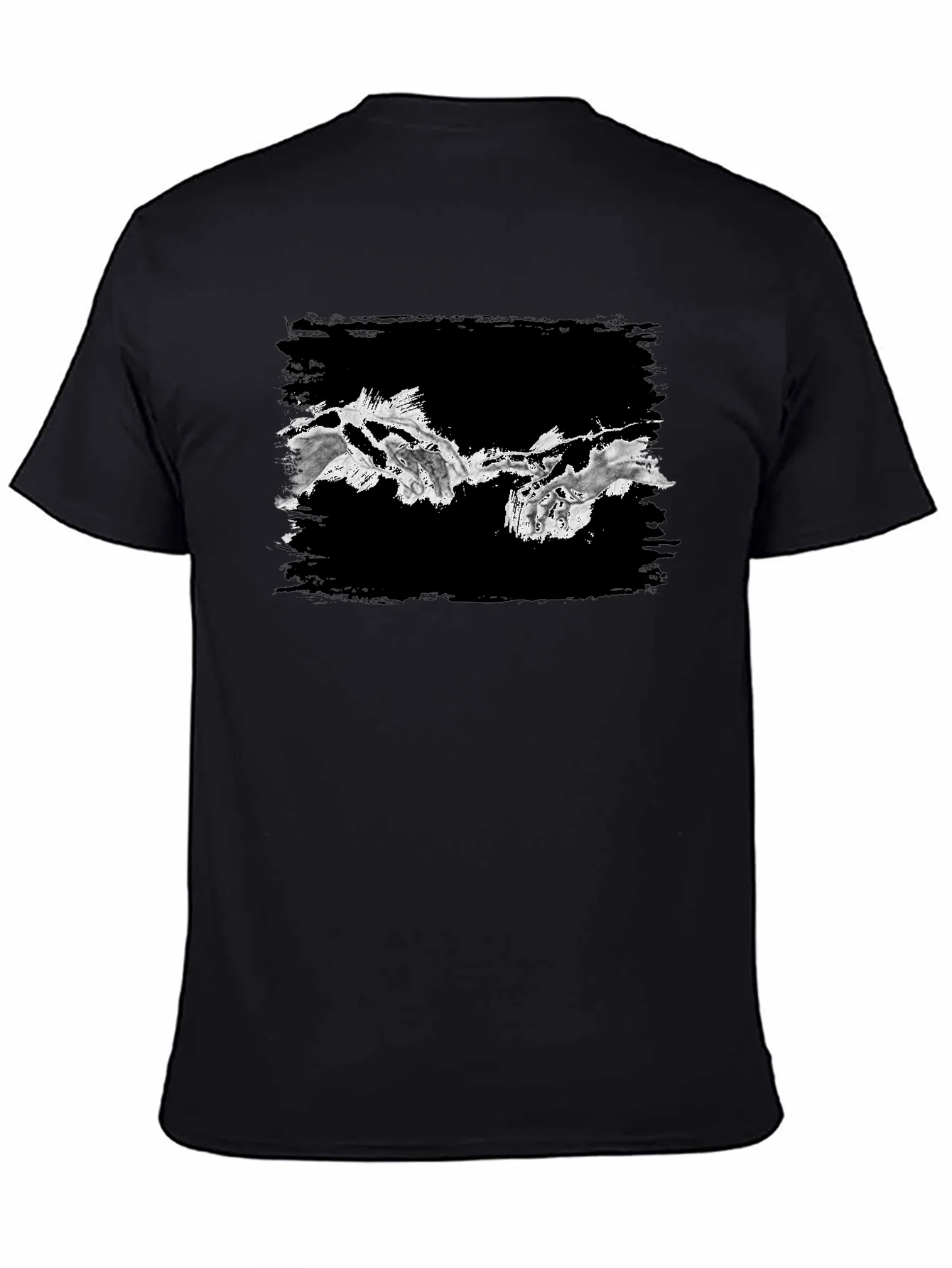 Creation of Adam Inspired Graphic Tee - Black