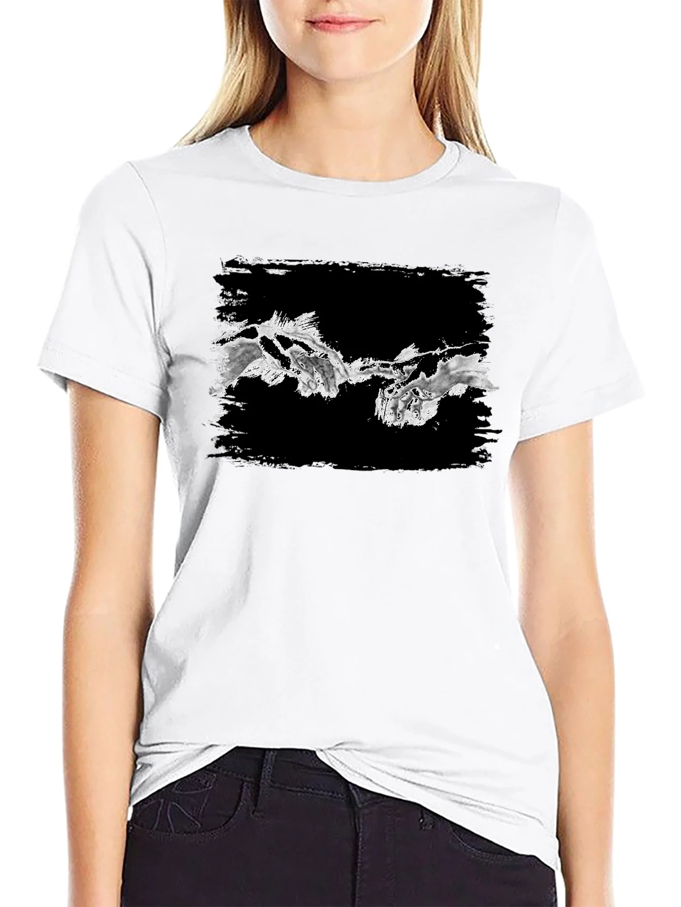 Creation of Adam Inspired Graphic Tee - Black