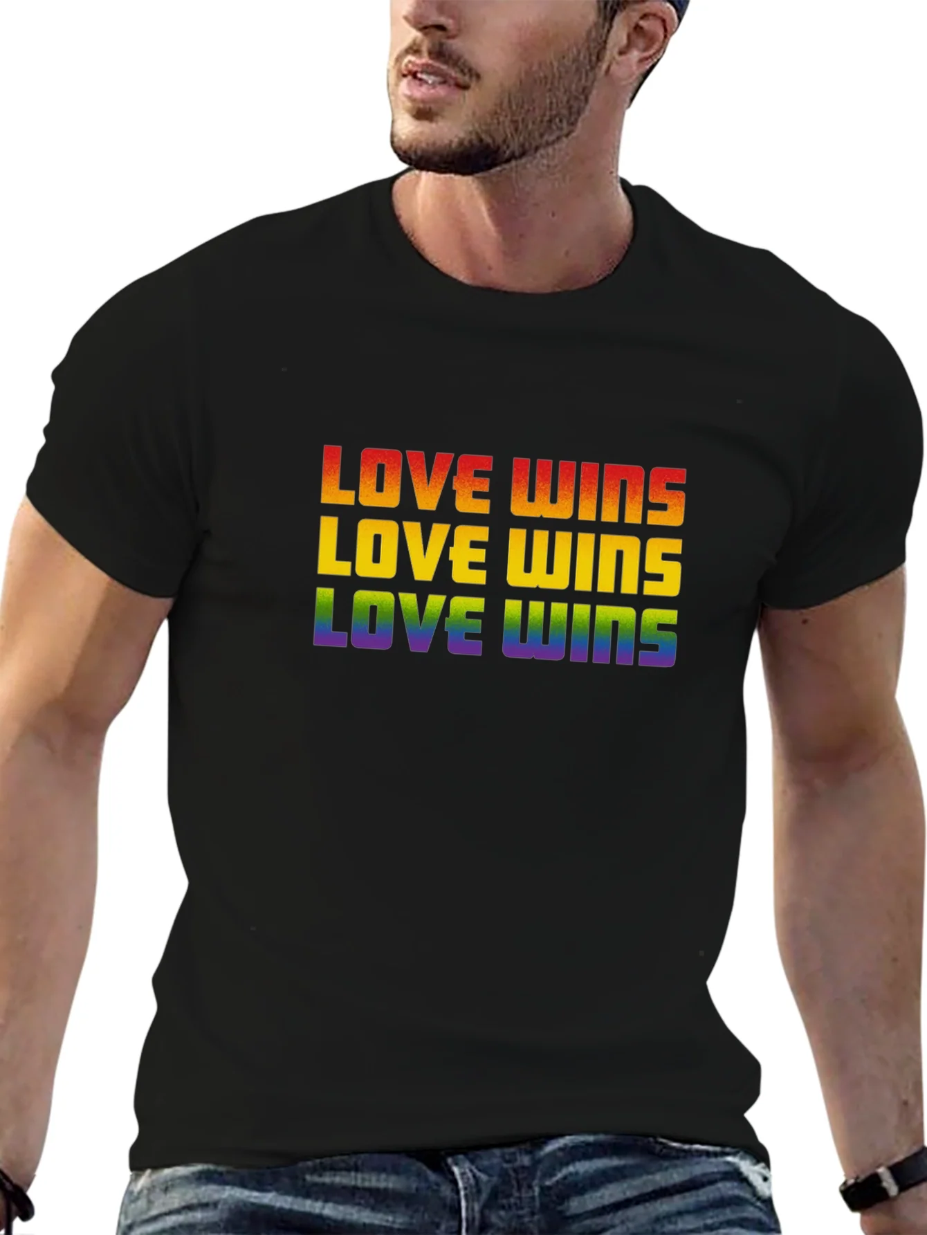 Love Wins Rainbow Pride T-Shirt