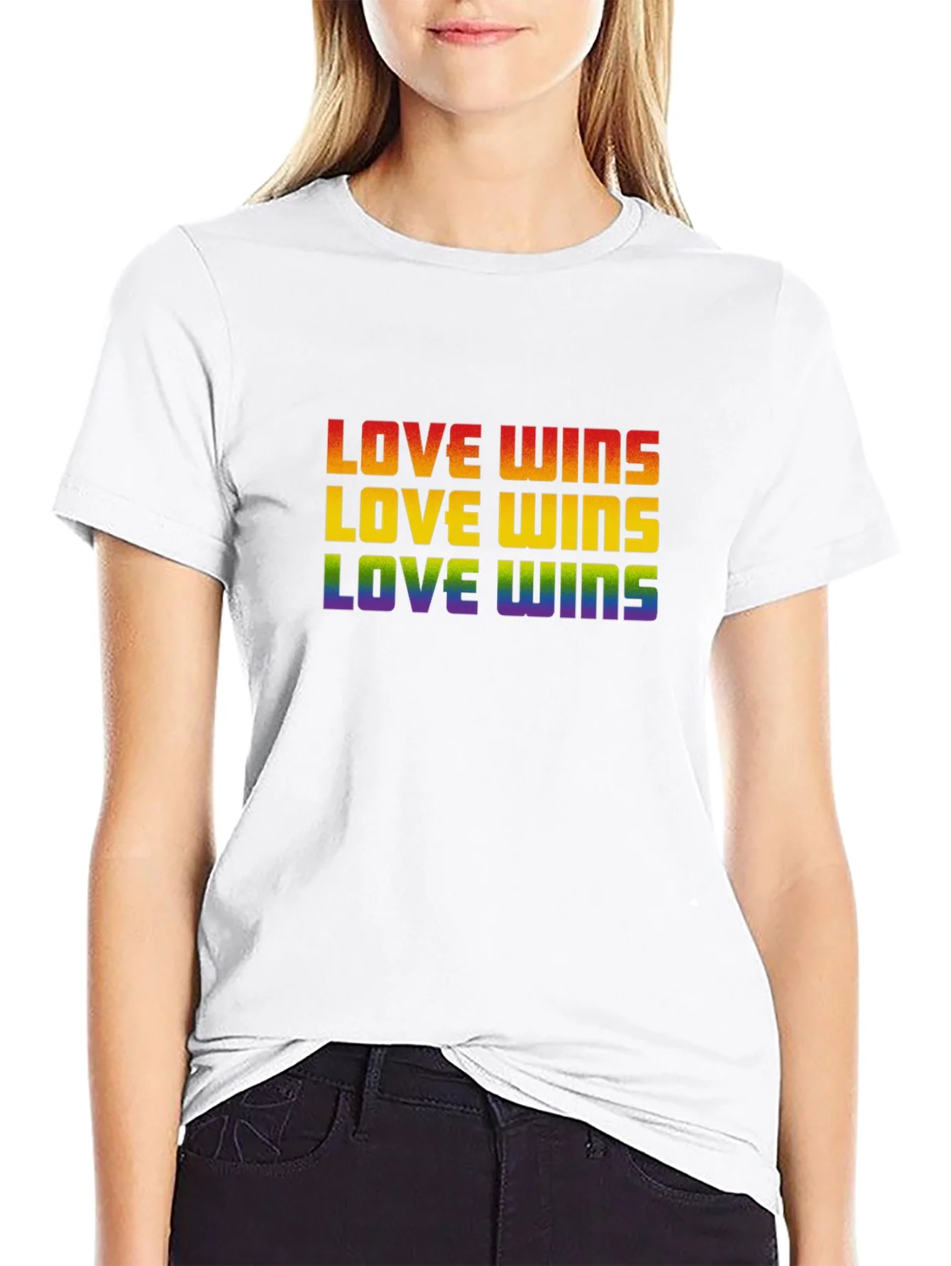 Love Wins Rainbow Pride T-Shirt