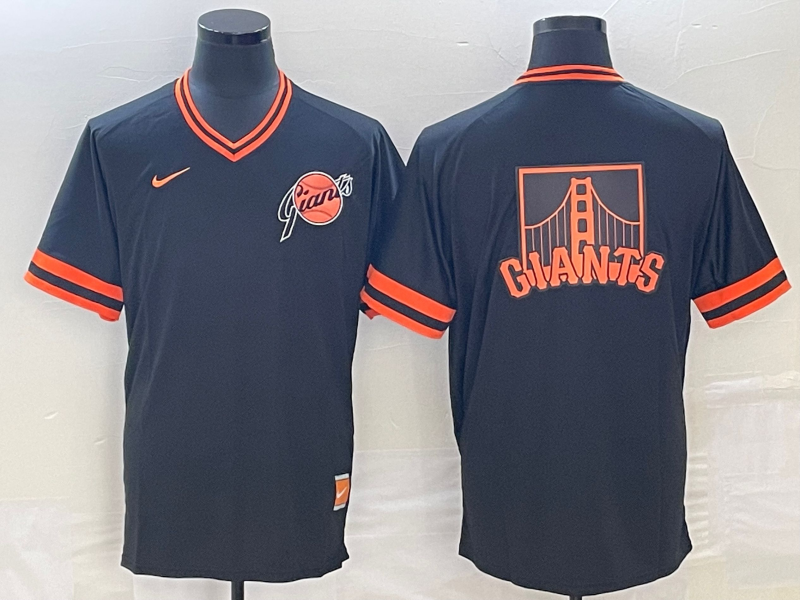 Men's San Francisco Giants Black Replica Player jersey