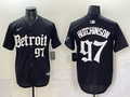 Men's Detroit Lions Aidan Hutchinson #97 Black Game Player Jersey