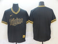 Men's Minnesota Twins Black Replica Player Blank jersey