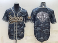 Men's New Orleans Saints Grey Camouflage Game jersey