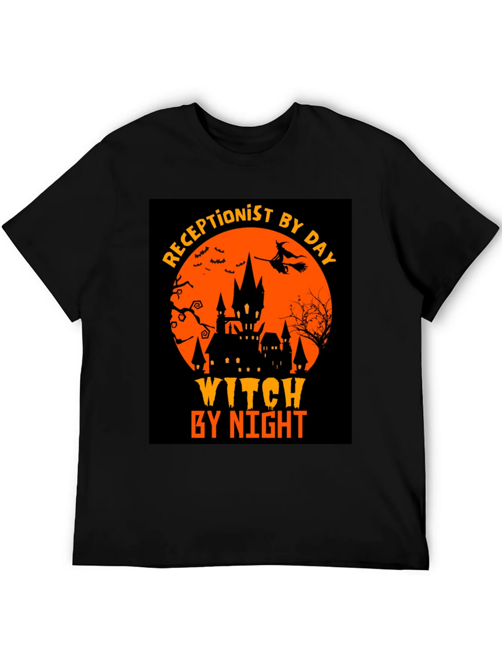 Receptionist By Day Witch By Night T-Shirt