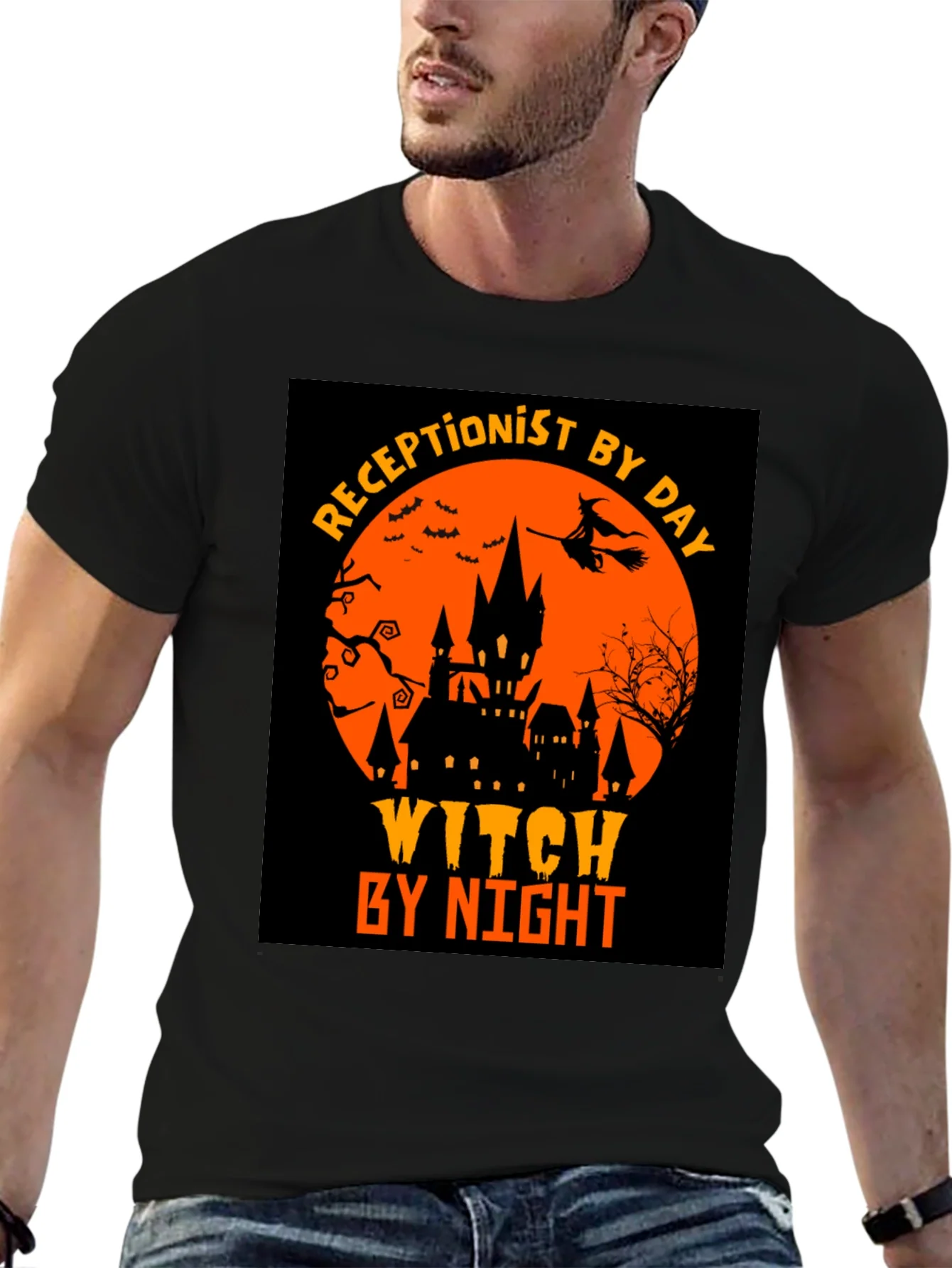 Receptionist By Day Witch By Night T-Shirt