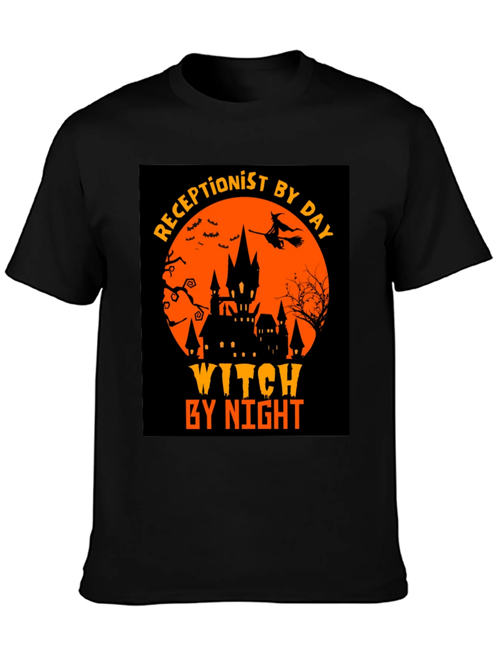 Receptionist By Day Witch By Night T-Shirt