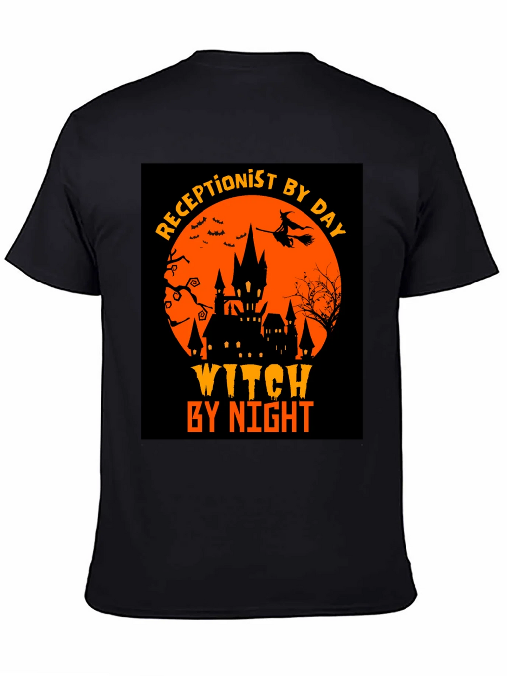 Receptionist By Day Witch By Night T-Shirt