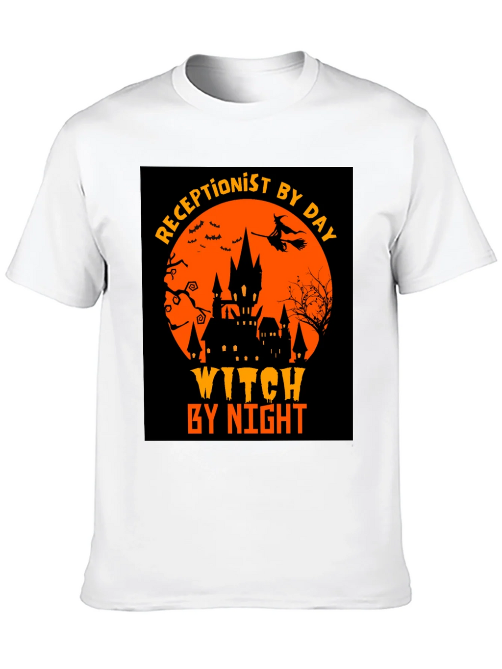Receptionist By Day Witch By Night T-Shirt
