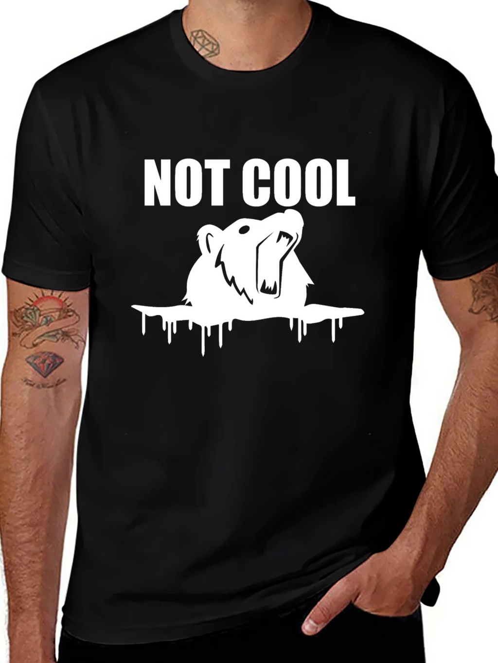 Not Cool Bear Graphic T-Shirt