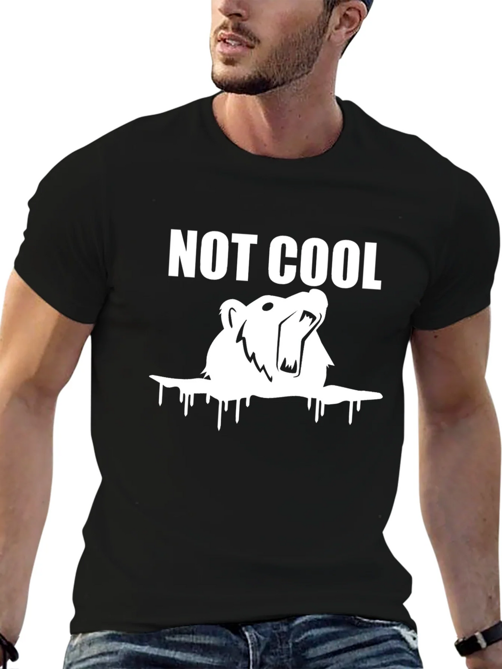 Not Cool Bear Graphic T-Shirt
