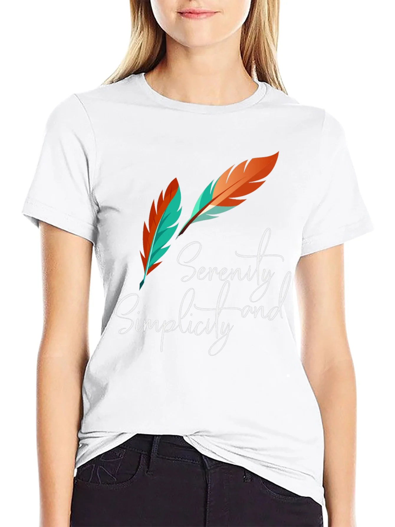 Serenity and Simplicity Graphic Tee