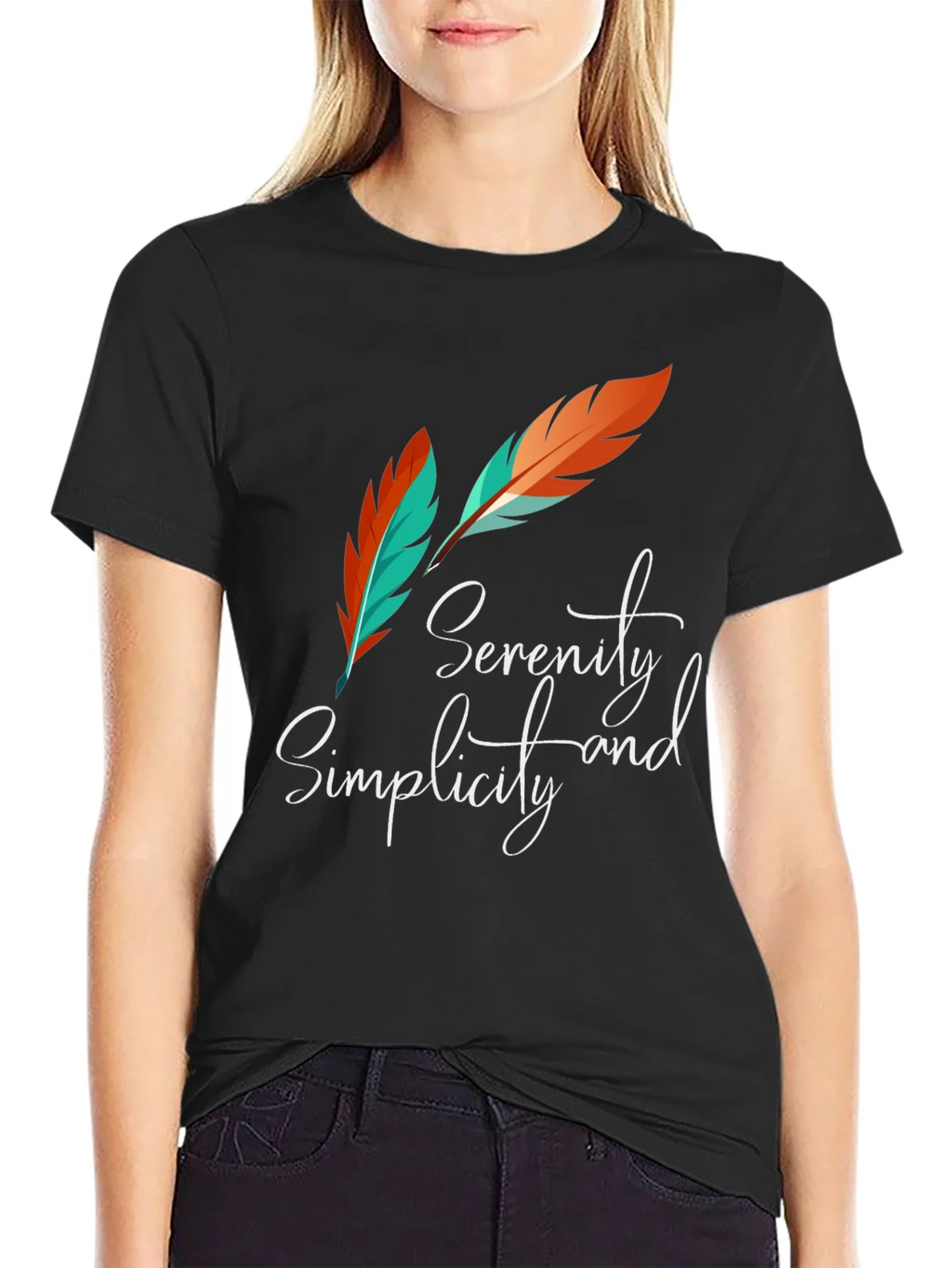 Serenity and Simplicity Graphic Tee