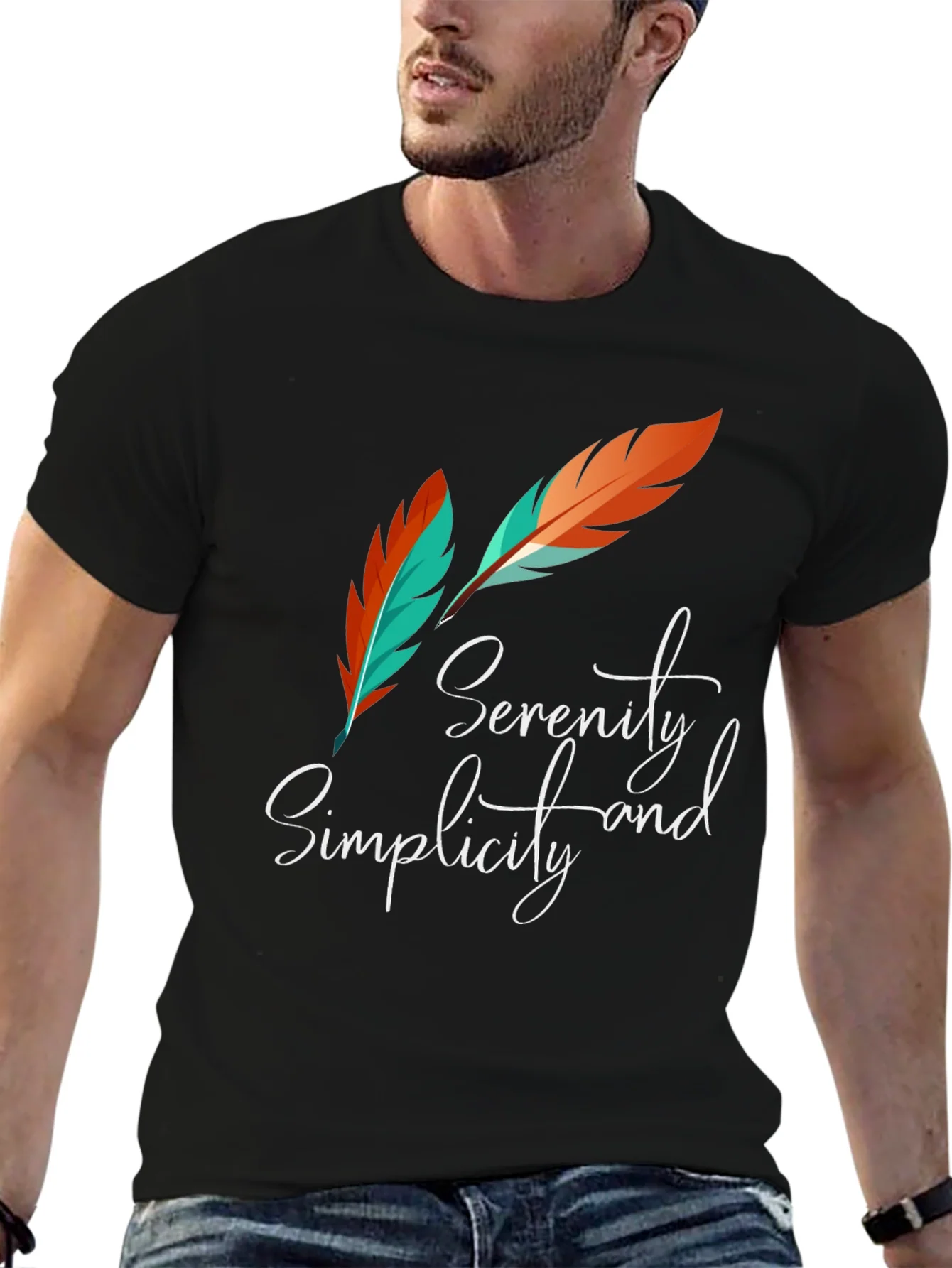 Serenity and Simplicity Graphic Tee