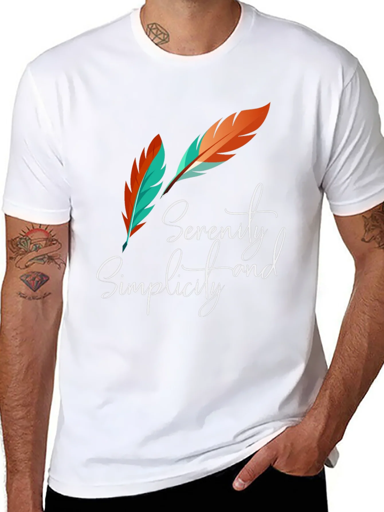 Serenity and Simplicity Graphic Tee