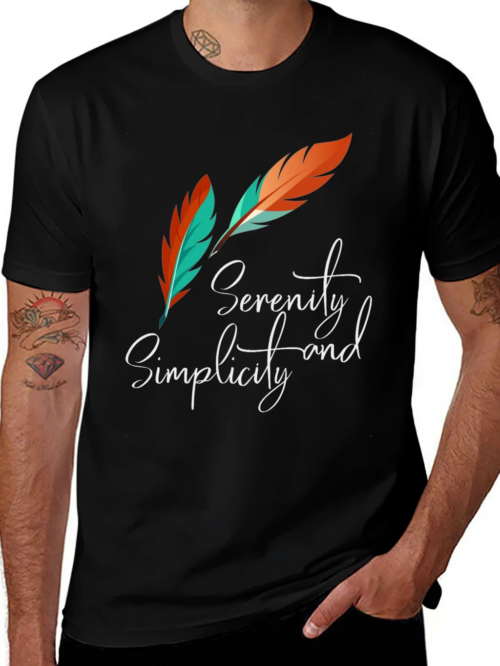 Serenity and Simplicity Graphic Tee