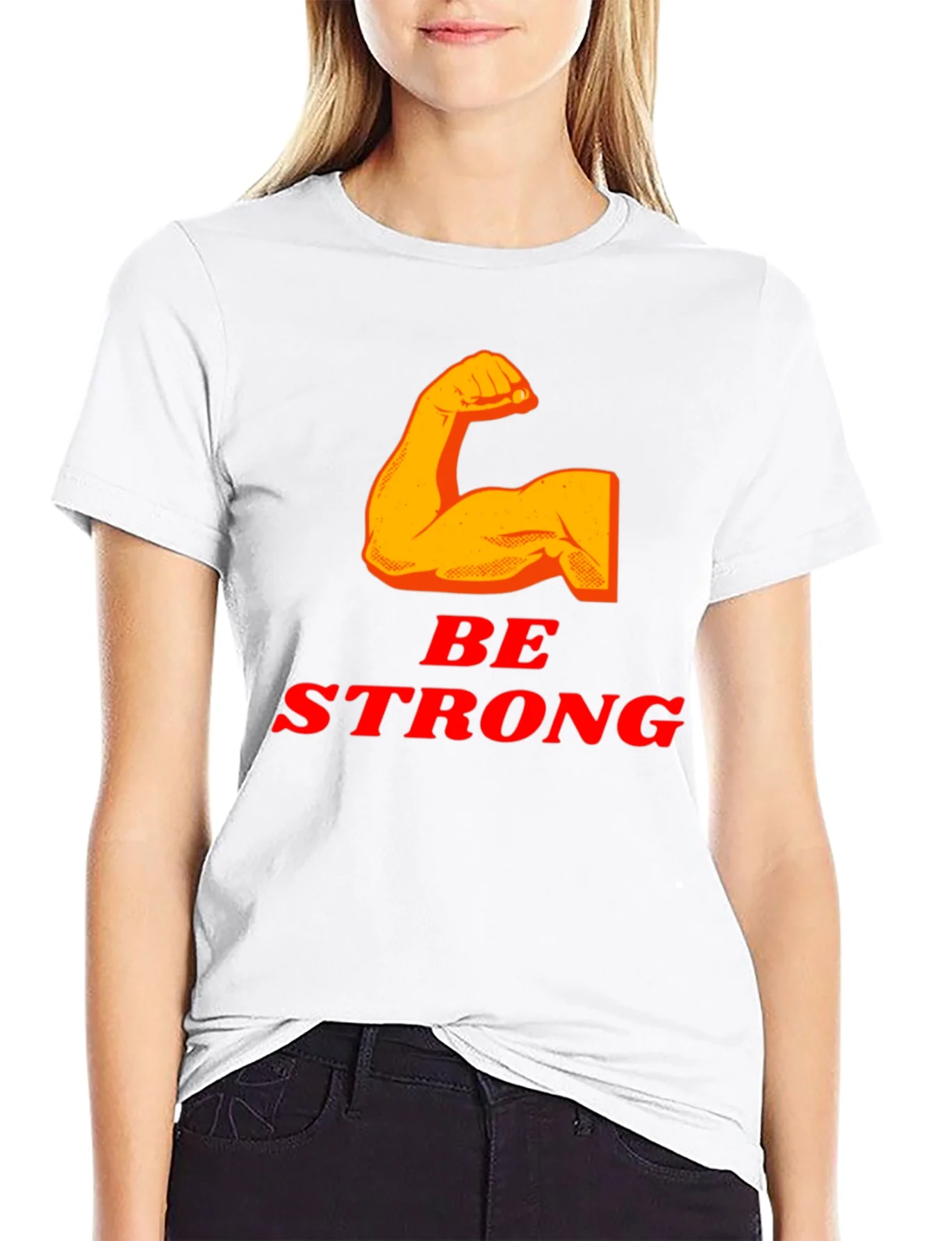 Be Strong T-Shirt - Black Graphic Tee